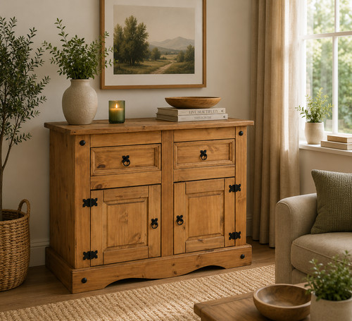 Solid pine door drawer - door,