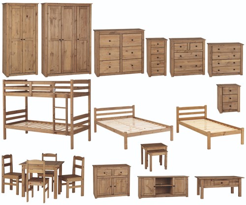 Panama solid pine - panama, bedroom
