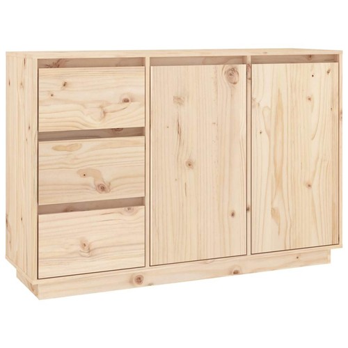 Solid wood pine sideboard - wood,