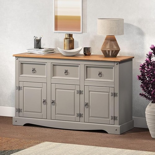 Corona sideboard grey door - corona, 3