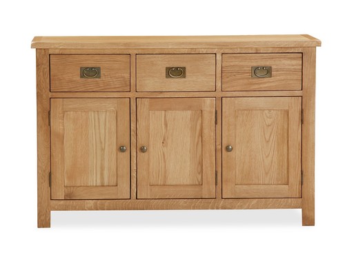 Oak large sideboard - sideboard, cupboard