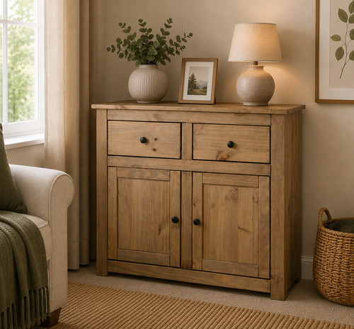 Door drawer solid - drawer, pine